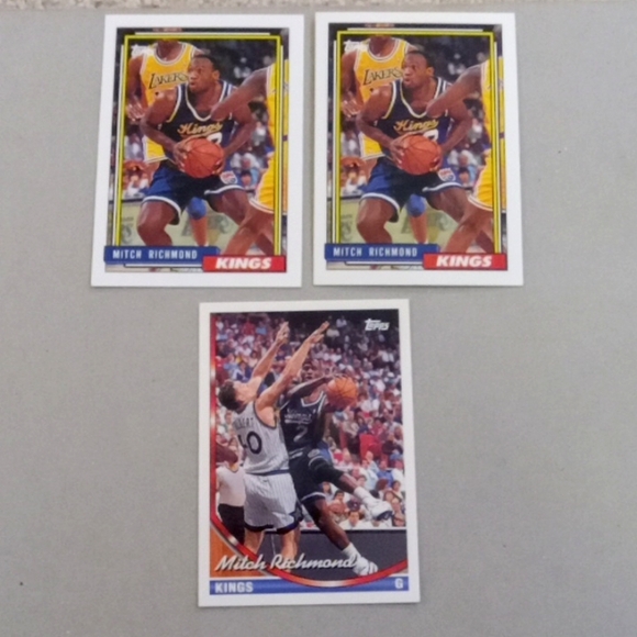 Toys Lot Of 39 Mitch Richmond Warriors Kings And Team Usa Basketball
